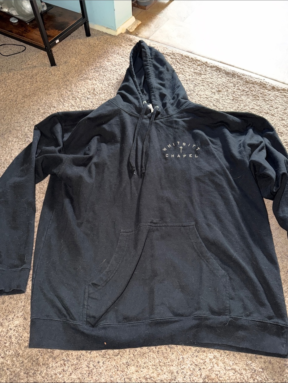 JELLY ROLL-Whitsitt Chapel Black Pullover Hoodie- Men's Casual Hooded Sweatshirt